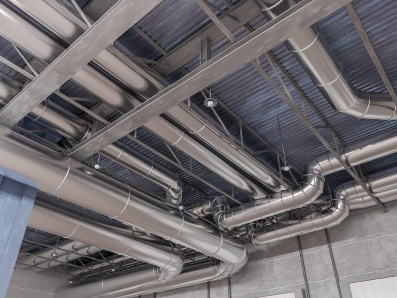 Hệ thống ống gió nhà xưởng, tòa nhà