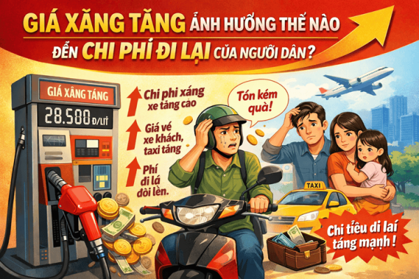 gia xang tang